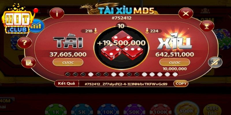 Tài Xỉu MD5 Hitclub - Phiên Bản Cá Cược Độc Đáo Hiện Nay 2 Tài Xỉu MD5 Hitclub nổi tiếng là phiên bản cá cược độc đáo